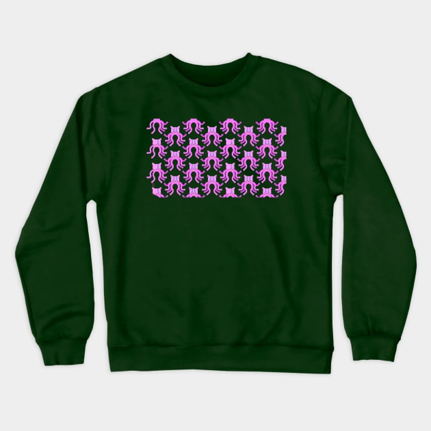 Cats Invaders Crewneck Sweatshirt by Viper Unconvetional Concept